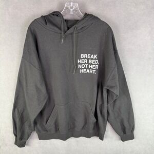 A*sholesLive Forever Hoodie Break Her Bed Not Her Heart Sweatshirt Mens XL